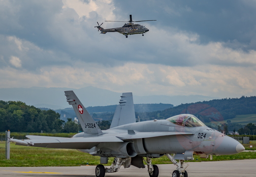 Regular flights Payerne (CH), August 14th