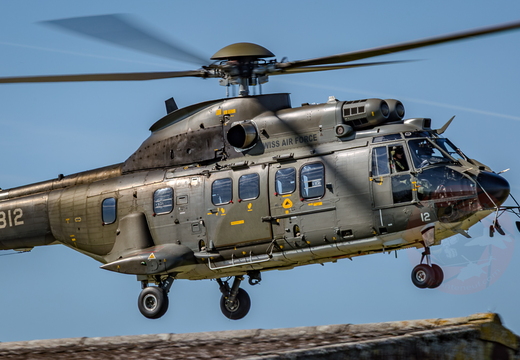 Swiss army helicopter