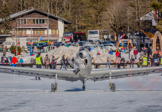 Schwarzsee frozen airport (CH), January 28th