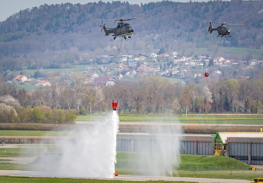 Swiss army helicopter