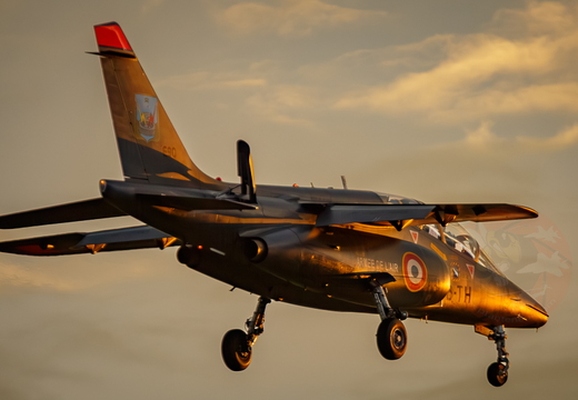 AlphaJet & caracal at Payerne (CH), February 1st