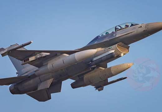 Belgian F16 touch & go at Payerne (CH), February 13th