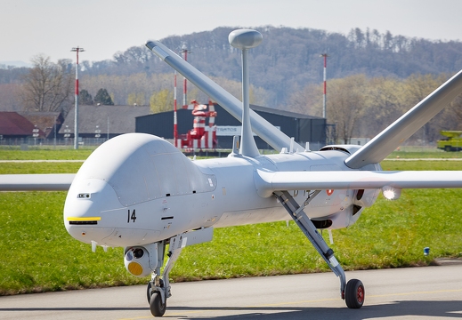 Drone Hermes 900 at Payerne (CH)