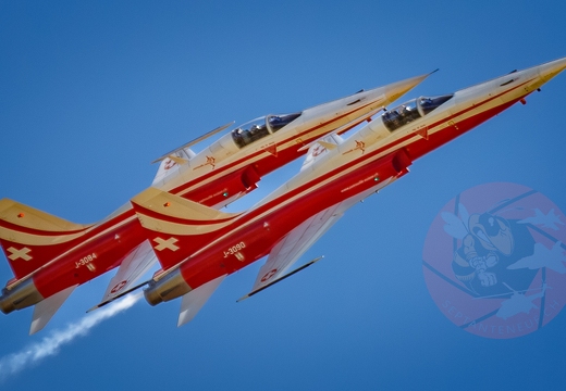 April 1st, Patrouille Suisse training at Payerne (CH)